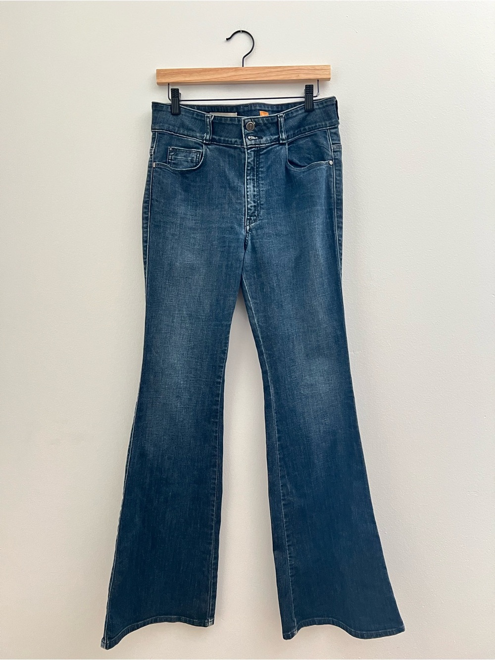 Pilcro and the Letter Press Women’s Blue Flared Jeans